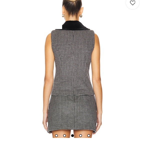 Cara Cara Vora Vest in Check Plaid - Picture 3 of 5